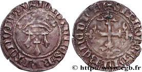BRITTANY - DUCHY OF BRITTANY - JOHN V 
Type : Florette 
Date : n.d. 
Mint name / Town : Vannes 
Metal : billon 
Diameter : 26  mm
Orientation dies : 7...