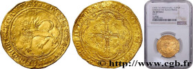 AQUITAINE - DUCHY OF AQUITAINE - EDWARD THE BLACK PRINCE
Type : Léopard d'or 
Date : (1362-1372) 
Date : n.d. 
Mint name / Town : Atelier indéterminé ...
