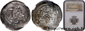 ALSACE - ABBEY Of SELTZ
Type : Denier 
Date : (c. 1150-1170) 
Date : n.d. 
Metal : silver 
Diameter : 16,5  mm
Orientation dies : 1  h.
Obverse descri...