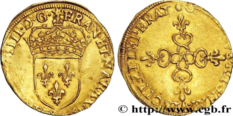HENRY IV
Type : Écu d'or au soleil, 1er type 
Date : 1594 
Mint name / Town : Pa...