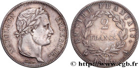 LES CENT JOURS / THE HUNDRED DAYS
Type : 2 francs Cent-Jours 
Date : 1815 
Mint name / Town : Paris 
Quantity minted : 6777 
Metal : silver 
Millesima...