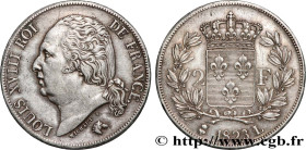 LOUIS XVIII
Type : 2 francs Louis XVIII 
Date : 1823 
Mint name / Town : Bayonne 
Quantity minted : 26502 
Metal : silver 
Millesimal fineness : 900  ...