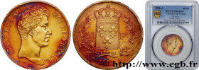 CHARLES X
Type : 40 francs or Charles X, 2e type 
Date : 1826 
Mint name / Town : Paris 
Quantity minted : 56 
Metal : gold 
Millesimal fineness : 900...
