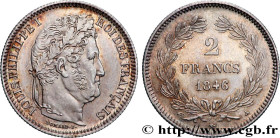 LOUIS-PHILIPPE I
Type : 2 francs Louis-Philippe 
Date : 1846 
Mint name / Town : Paris 
Quantity minted : 304608 
Metal : silver 
Millesimal fineness ...