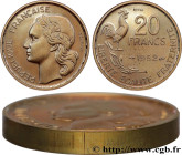 IV REPUBLIC
Type : Essai-piéfort au double de 20 francs G. Guiraud, 4 faucilles 
Date : 1952 
Mint name / Town : Paris 
Quantity minted : 104 
Metal :...