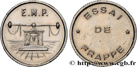 V REPUBLIC
Type : Essai de frappe de 10 francs, petit module, trois séries de cannelures 
Date : (1986) 
Date : n.d. 
Mint name / Town : Pessac 
Quant...