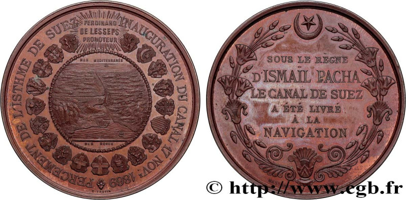 EGYPT - SUEZ CANAL
Type : Médaille, Inauguration du canal de Suez 
Date : 1869 
...