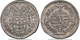 Pedro II 640 Reis 1701-P AU Details (Cleaned) NGC, Pernambuco mint, KM90, LMB-148a. HID09801242017 © 2024 Heritage Auctions | All Rights Reserved