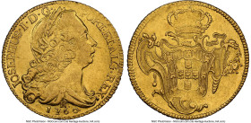 José I gold 6400 Reis (Peça) 1760-R AU53 NGC, Rio de Janeiro mint, KM172.2, LMB-428. HID09801242017 © 2024 Heritage Auctions | All Rights Reserved