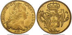 José I gold 6400 Reis (Peça) 1764-R AU53 NGC, Rio de Janeiro mint, KM172.2, LMB-394. HID09801242017 © 2024 Heritage Auctions | All Rights Reserved