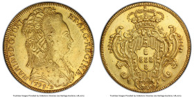 Maria I gold 6400 Reis 1791-B AU Details (Scratch) PCGS, Bahia mint, KM226.2, LMB-509. HID09801242017 © 2024 Heritage Auctions | All Rights Reserved