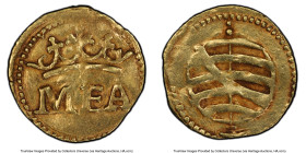 Goa. Manuel I gold 1/2 Manuel ND (1495-1521) XF45 PCGS, Fr-1450, Gomes-13.02. 1.73gm. Lesser-encountered gold type, one of only a handful of represent...