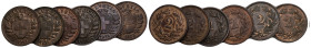 SCHWEIZ EIDGENOSSENSCHAFT 2 Rappen 1926,1928,1933,1936,1938,1941 in Kupfer KM 4.1 6 Stk alle vorzüglich Dieses Los unterliegt bei Auslieferung in der ...