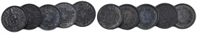 SCHWEIZ. EIDGENOSSENSCHAFT 1 Rappen 1942-1946 . Divo 11. HMZ 2-1215. 5 Stück Zink alle vorzüglich Dieses Los unterliegt bei Auslieferung in der Schwei...