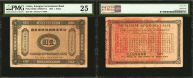 CHINA--PROVINCIAL BANKS. Kiangse Government Bank. 1 Dollar, 1907. P-S1083. PMG Very Fine 25.

(S/M #C94-1) An always difficult issuer, this lower de...