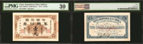 CHINA--MILITARY. Republican China Military. 1 Dollar, 1912. P-S3818a. PMG Very Fine 30.

(S/M #C264-2a) A scarce note not often found in grades much...