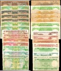 FIJI. Government of Fiji. Mixed Denominations, Mixed Dates. P-Various.

Includes: (29) Fiji bank notes. Highlights of the group include P-53b which ...