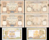 FRANCE. Banque de France. Mixed Denominations, Mixed Dates. P-Various. Fine to Extremely Fine.

30 pieces in lot. French Notes. Lot includes: P-71a ...