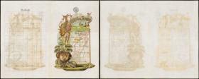 PORTUGAL. Fabrica de Faiancas da Caldas da Rainha Bond. 20,000 Reis, 1884. Choice Very Fine.

This lovely Portuguese bond was designed by Rafael Bor...