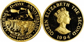 ALDERNEY. Four Piece Proof Set, 1994. PCGS PROOF-67 DEEP CAMEO (2) & PROOF-68 DEEP CAMEO (2) Gold Shield.

Fr-5/8; KM-8/11. Issued to commemorate th...