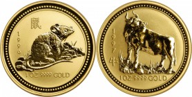 AUSTRALIA. 12 Year Gold Lunar Set, 1996-2007. CHOICE BRILLIANT UNCIRCULATED.

12 pieces in set. All 100 Dollars / 1 oz gold. Fr-L5; Fr-L13; Fr-L20; ...