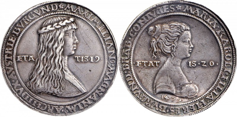 AUSTRIA. Holy Roman Empire. Guldiner, 1479 (ca. 1511). Hall Mint. Maximilian I (...