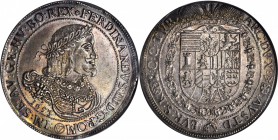 AUSTRIA. Taler, 1653. Vienna Mint. Ferdinand III (1637-57). NGC MS-63.

Dav-3183; KM-977. Stunning quality for the issue, exhibiting full detail ove...