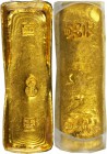 CHINA. 10 Tael Gold Ingot, ND (ca. 1750). UNCIRCULATED.

368 grams. Holdered and graded "UNC+" by Huaxia Coin Grading. "Yuan Ji" (private bank name)...