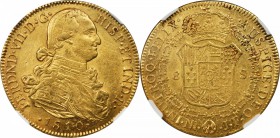 COLOMBIA. 8 Escudos, 1810-NR JF. Nuevo Reino (Bogota) Mint. NGC MS-61.

Fr-60; KM-66.1; Restrepo-127.8. A pleasing example with nice luster and scat...