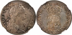 FRANCE. Ecu, 1719-(9). Rennes Mint. Louis XV (1715-74). NGC MS-63.

Dav-1327; KM-435.26; Gad-318; Dr/5-743. An ecu de France-Navarre struck at the R...