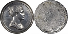 FRANCE. Ten Piece Cased Napoleon Medals Set, ND (ca. 1815). ALMOST UNCIRCULATED.

Includes 10 uniface white metal and/or lead cliches of medals prod...