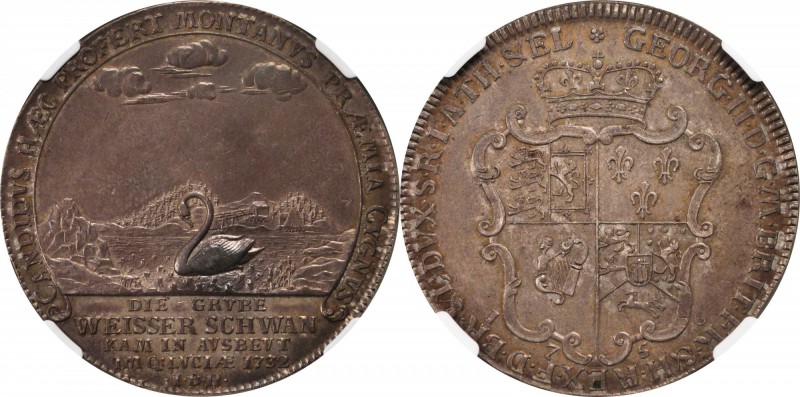 GERMANY. Brunswick-Luneburg-Calenberg-Hannover. Taler, 1756-IBH. George II (1727...