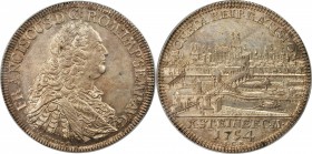 GERMANY. Regensburg. Taler, 1754-ICB. Francis I (1745-65). PCGS MS-61 Gold Shield.

Dav-2618B; KM-371. A wonderful 18th century Taler, displaying st...