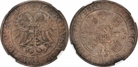 GERMANY. Stolberg. Taler, 1547. Augsburg Mint. Ludwig II (1535-74). NGC AU-58.

Dav-9864; KM-MB10. On the cusp of Mint State, displaying rich olive ...