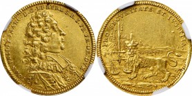GERMANY. Wurzburg. 2 Ducat, ND (ca. 1719). Archbishop Johann Philipp Franz Graf von Schonborn (1719-24). NGC AU-50.

Fr-3686; KM-265; Helmschrott-53...