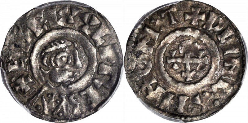 GREAT BRITAIN. Kings of Wessex. Penny, ND (839). Canterbury Mint. Aethulwulf (83...