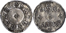 GREAT BRITAIN. Penny, ND. Eadmund (939-46). PCGS AU-55 Gold Shield.

S-1105; North-688. Moneyer Birneard. Obverse: small cross pattee, +EADMVND REX ...