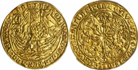 GREAT BRITAIN. Ryal, ND (1465-66). Edward IV, First Reign (1461-70). PCGS Genuine--Cleaned, AU Details Gold Shield.

7.57 gms. S-1950; North-1549; F...