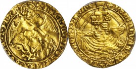 GREAT BRITAIN. Angel, ND (1495-98). Henry VII (1485-1509). PCGS EF-40 Gold Shield.

5.07 gms. S-2183; North-1696; Fr-151. Pansy mint mark. Type III....