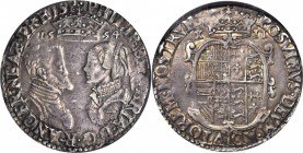 GREAT BRITAIN. Shilling, 1554. Philip and Mary (1554-58). NGC EF-40.

S-2500. High end quality for this early dated Tudor issue with nearly full leg...