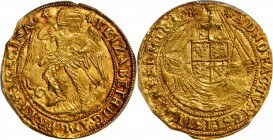 GREAT BRITAIN. Angel, ND (1584-86). Elizabeth I (1558-1603). PCGS MS-62 Gold Shield.

5.15 gms. S-2531; North-2005; Fr-211. Escallop mint mark. Sixt...