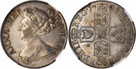 GREAT BRITAIN. Shilling, 1708. Anne (1702-14). NGC MS-65.

S-3610; KM-523.1; ESC-1147. Post-Union issue. An exceptional Gem example of this beloved ...