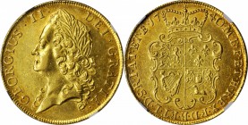 GREAT BRITAIN. 2 Guineas, 1740/39. George II (1727-60). NGC AU-53.

S-3668; Fr-337; KM-578. Sharply struck with soft orange tone at the edges and ce...