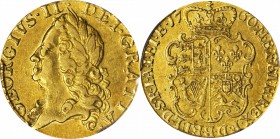 GREAT BRITAIN. Guinea, 1760. George II (1727-60). PCGS EF-45 Gold Shield.

S-3680; Fr-344; KM-588. Final year of issue. Honest wear throughout, plea...