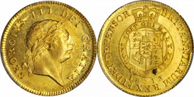 GREAT BRITAIN. 1/2 Guinea, 1813. George III (1760-1820). PCGS MS-64 Gold Shield.

S-3737; Fr-364; KM-651. Exceptional quality, boasting strong proof...