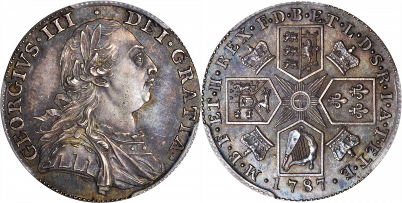 GREAT BRITAIN. Shilling, 1787. PCGS PROOF-64+ Gold Shield.

S-3746; KM-607.1, ...