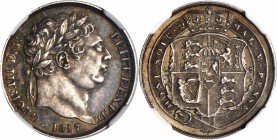 GREAT BRITAIN. 6 Pence, 1817. NGC PROOF-63.

S-3791; KM-665. Plain edge. Impressively bold through the designs with high rims and watery reflectivit...