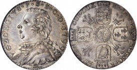 GREAT BRITAIN. Silver 1/2 Crown Pattern, 1799. Ayrshire Mint. George, Prince of Wales as Steward of Scotland. NGC MS-65.

D&H-5; Forrer-vol. IV pg. ...