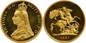 GREAT BRITAIN. "Golden Jubilee" Eleven Piece Proof Set, 1887. All PCGS Certified.

S-PS5; Fr-390a/393a; KM-PS9. All in PCGS Gold Shields. The gold i...