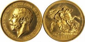 GREAT BRITAIN. Four Piece Gold Proof Set, 1911. All PCGS Gold Shield Certified.

From a mintage of 2,812 sets. Issued for the coronation of King Geo...